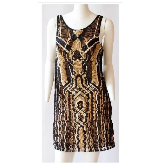 DVF DIANE VON FURSTENBERG SS 2014 Macrame Dress Size P - Picture 7 of 12